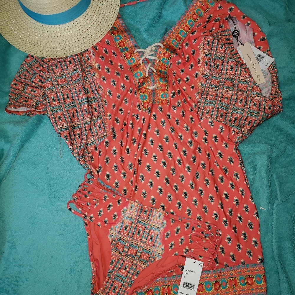 NWT Nanette Lepore 2 Piece Swimsuit Bathing Suit